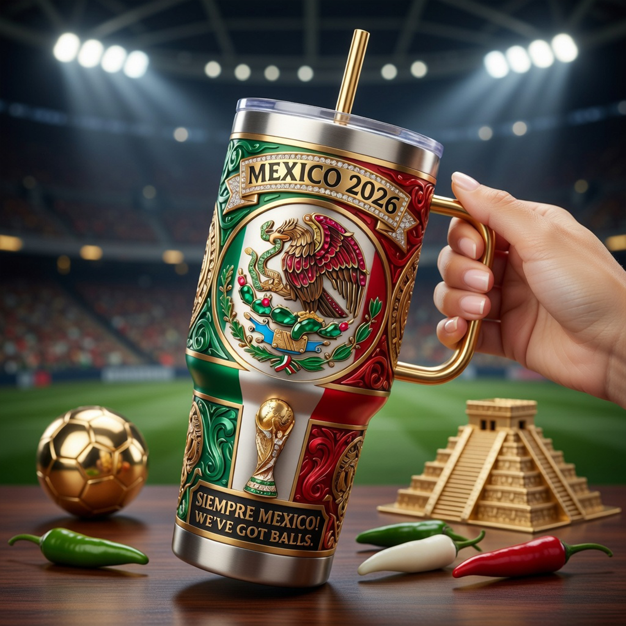 MXC 40oz Tumbler With Handle LNTH