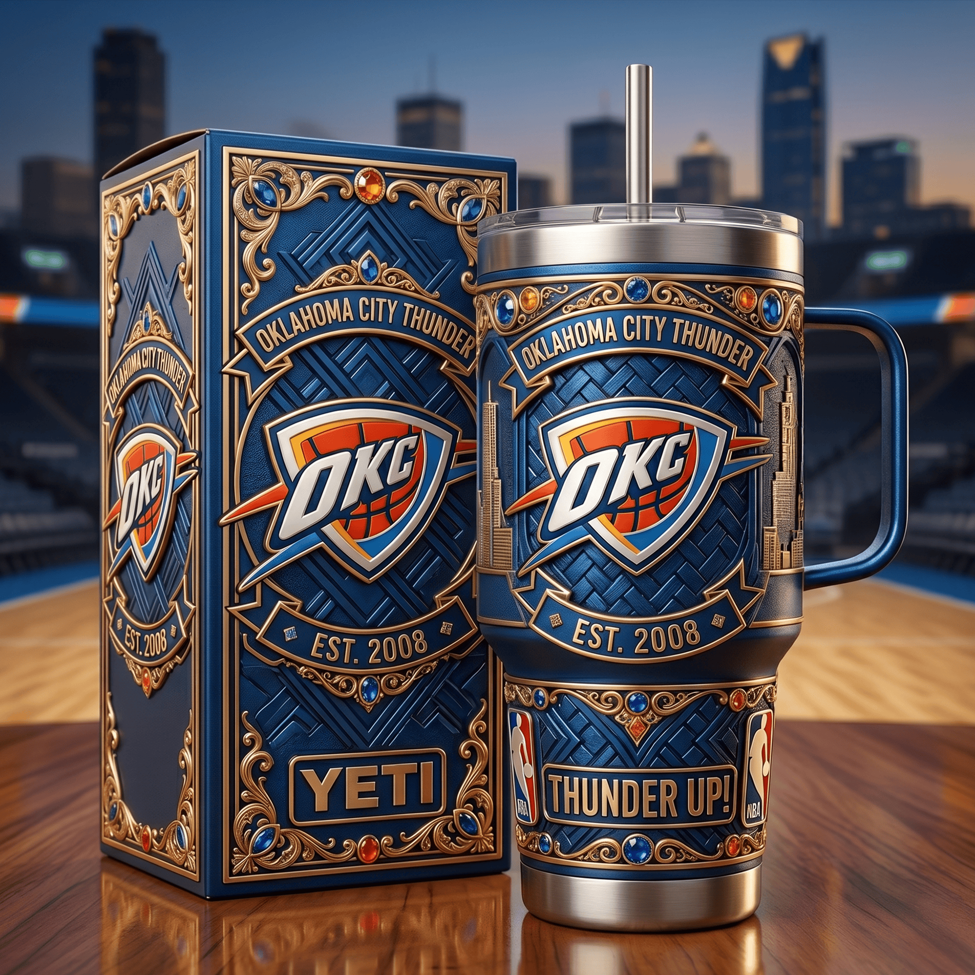 OCT 40oz Tumbler With Handle LNTH