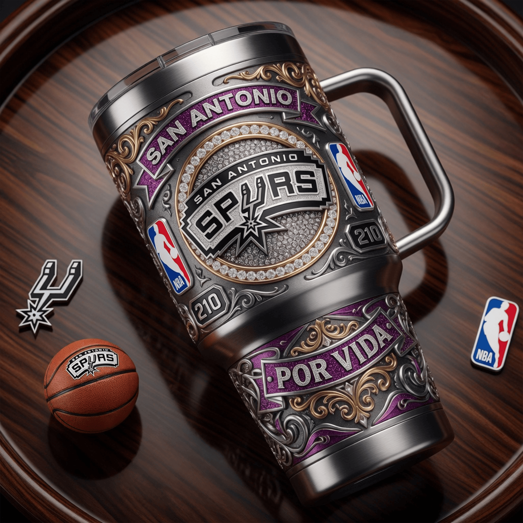 SAS 40oz Tumbler With Handle LNTH