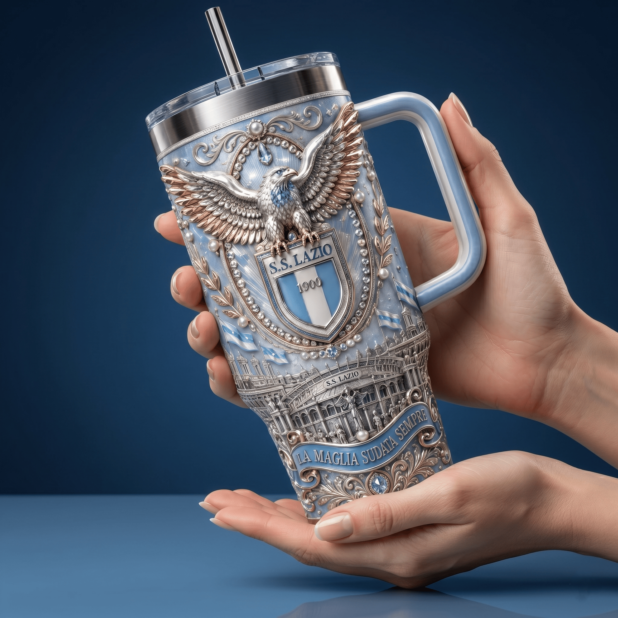 Premium LAZ 40oz Tumbler With Handle TNSM