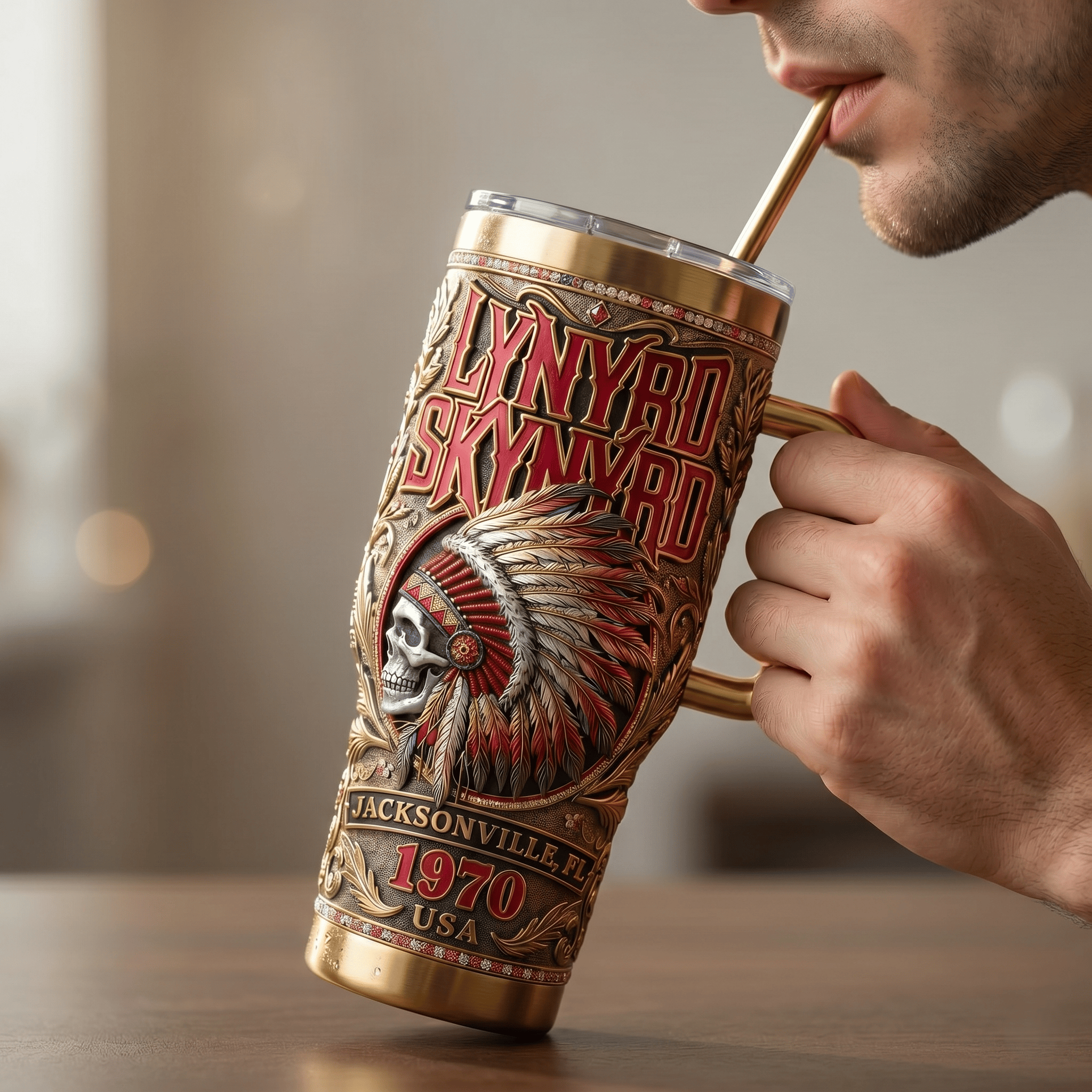 LNSN Premium 40oz Tumbler With Handle HTTT