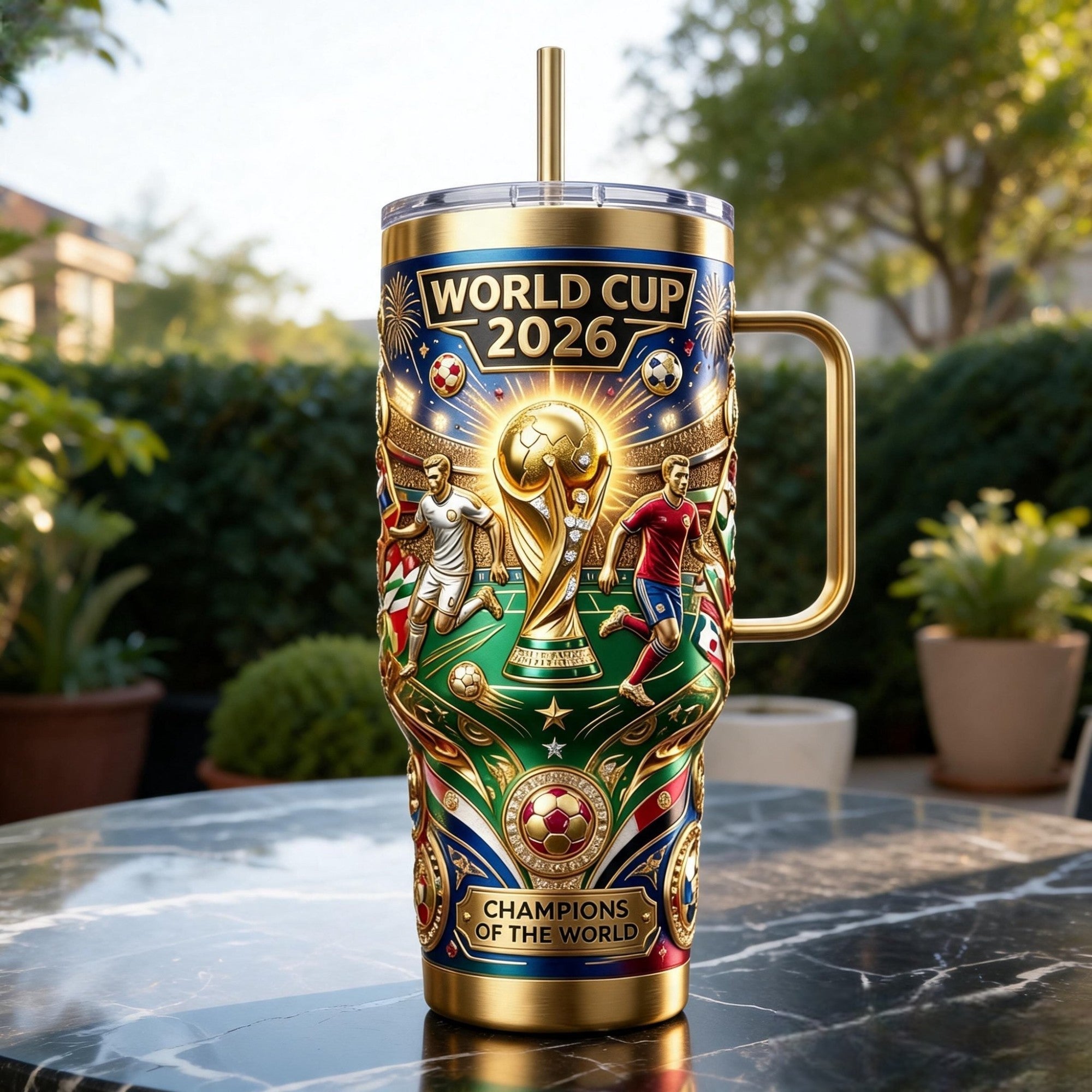 FFWC 40oz Tumbler With Handle PDL