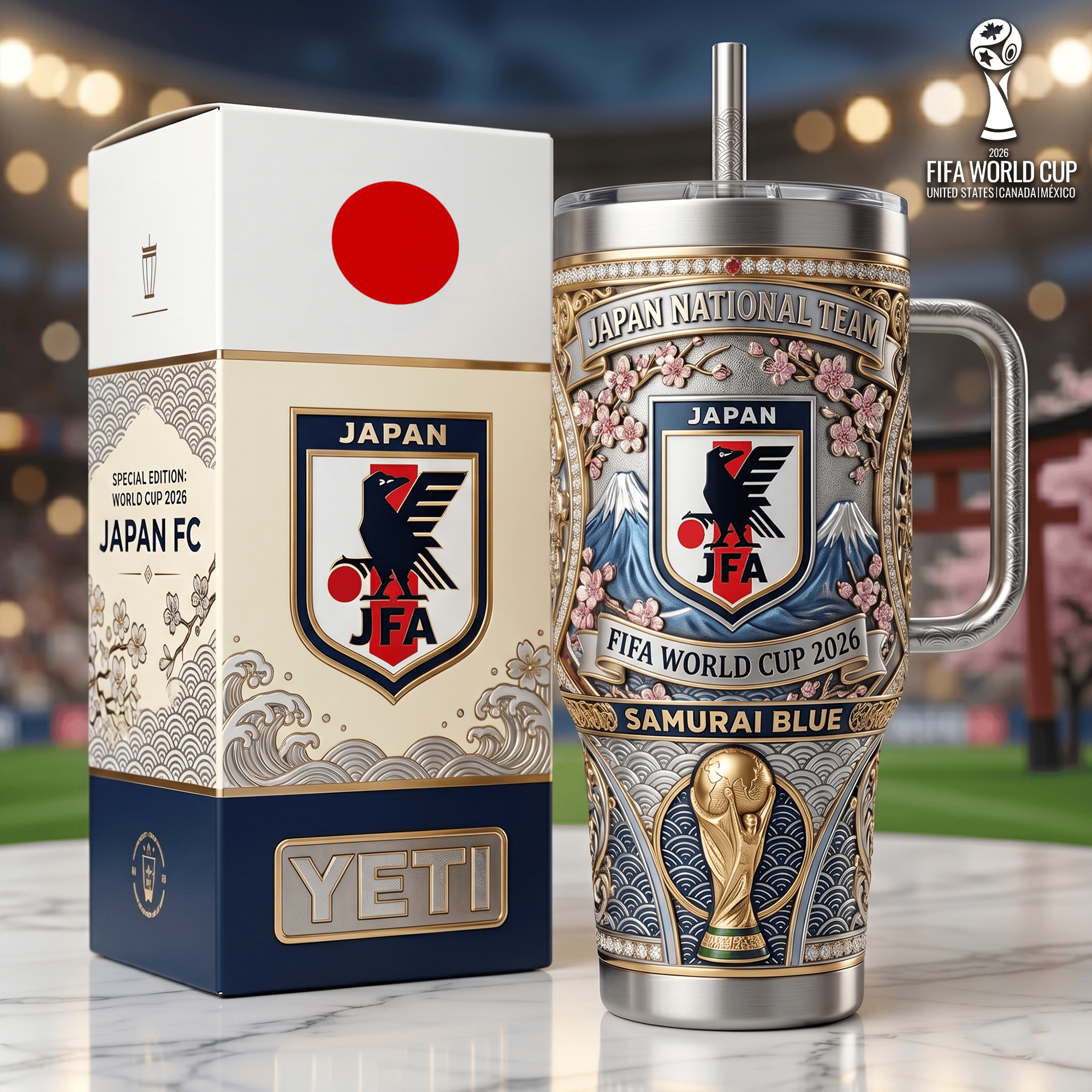 JPFC 40oz Tumbler With Handle LNTH