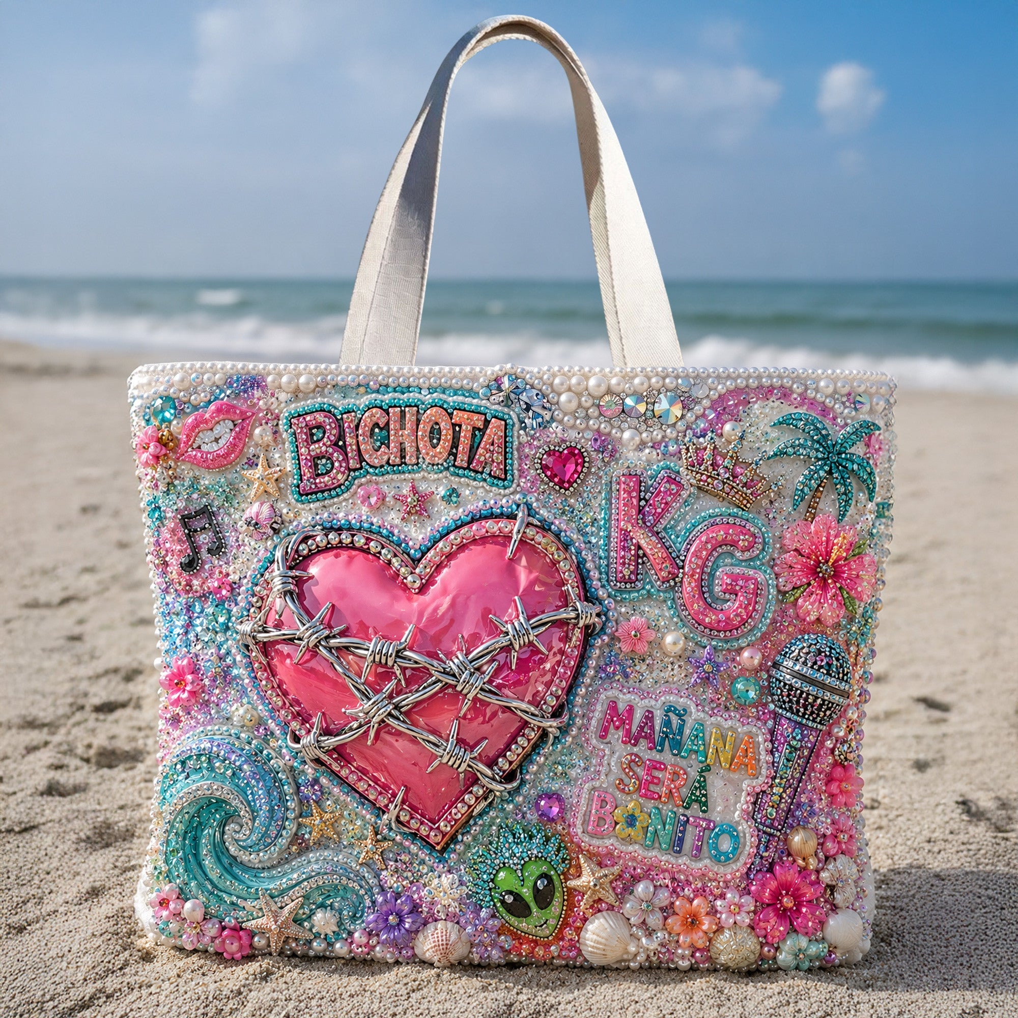KRG Summer Vibes Tote Bag HTTT