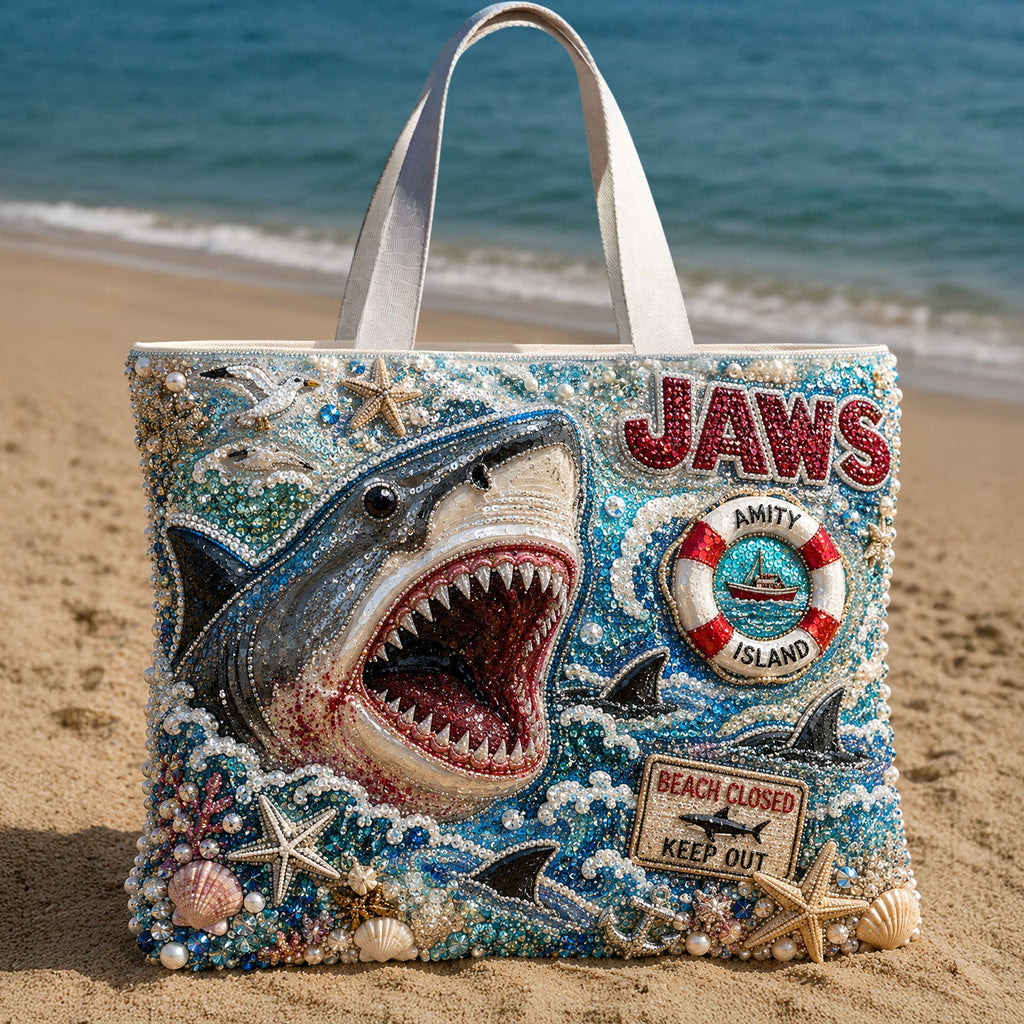 JAWS Summer Vibes Tote Bag HTTT