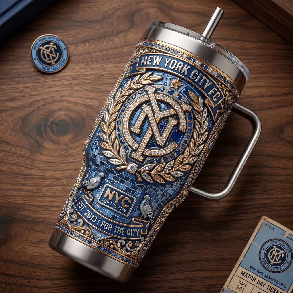 NYCF 40oz Tumbler With Handle LNTH
