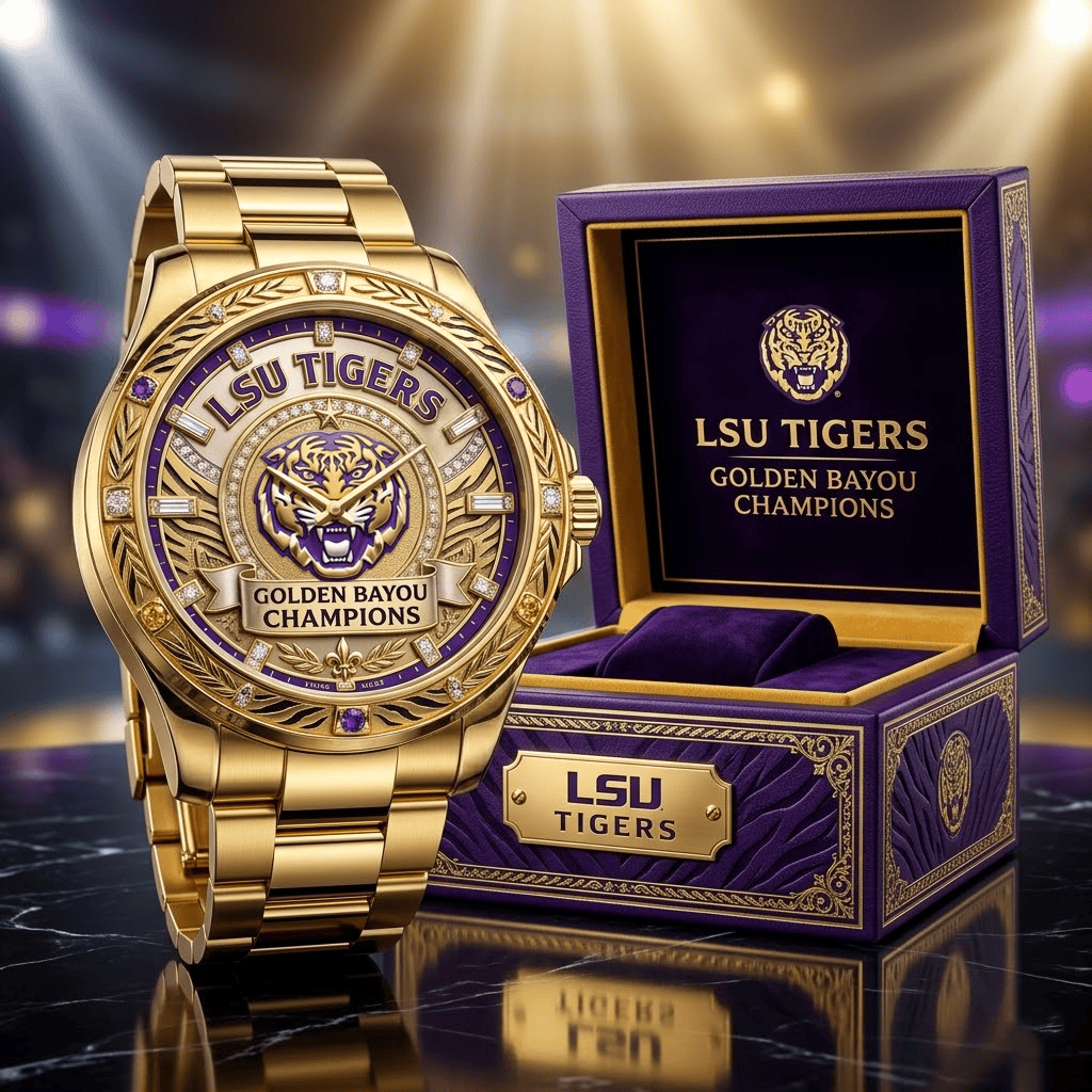 LSU Stainless Steel Watch PDL