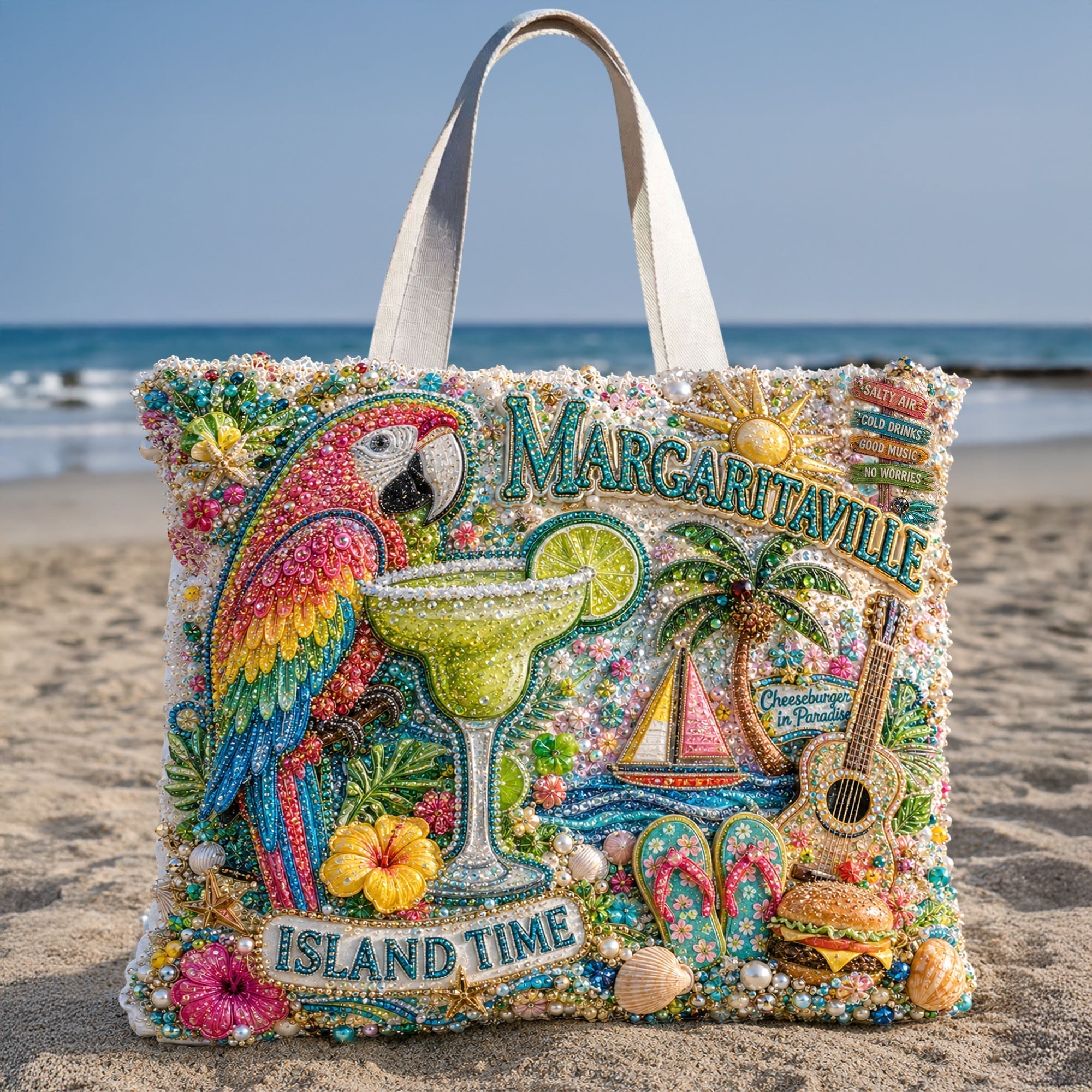 JMBF Summer Vibes Tote Bag HTTT