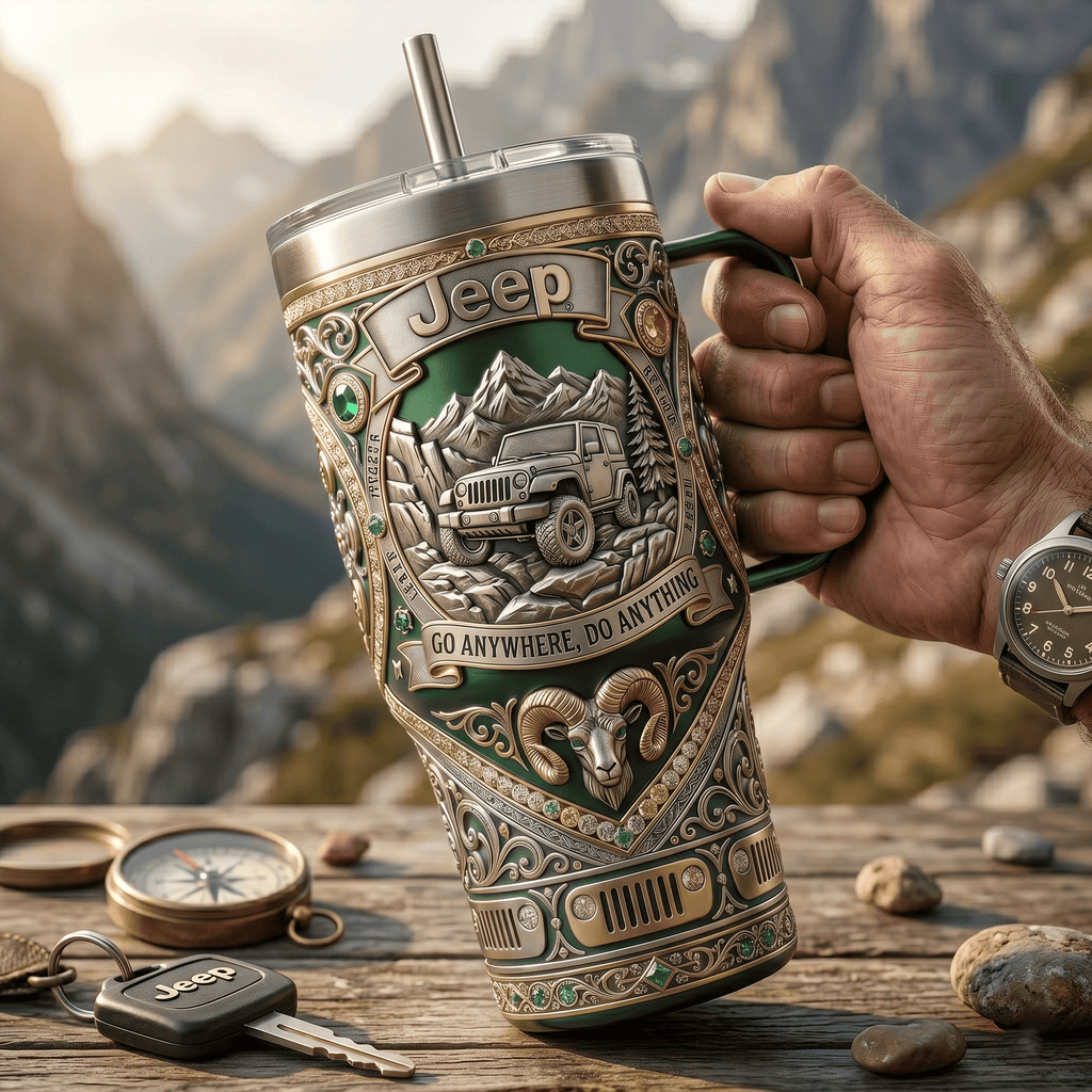 JEP 40oz Tumbler With Handle LNTH