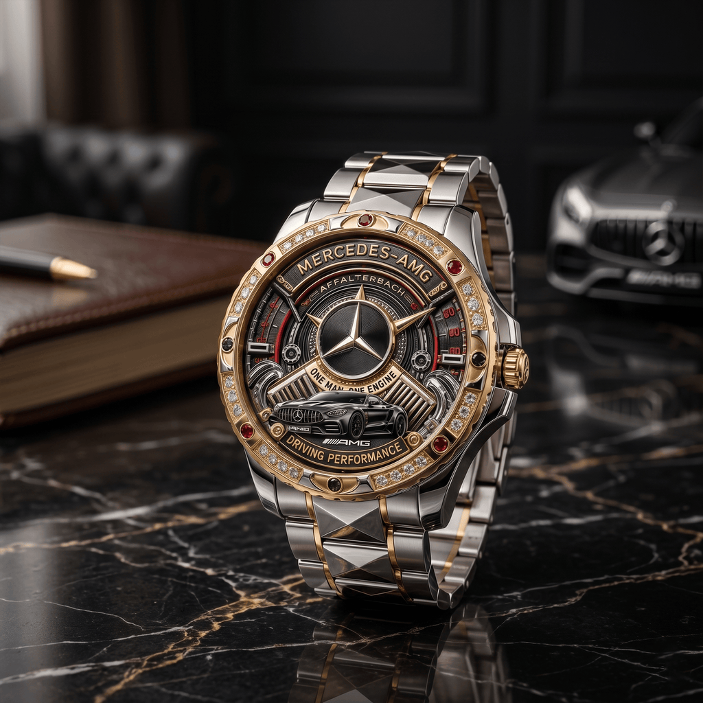 AMG Premium Stainless Steel Watch LNTH
