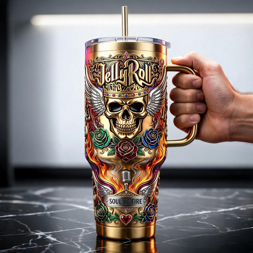 JLR 40oz Tumbler With Handle PDL