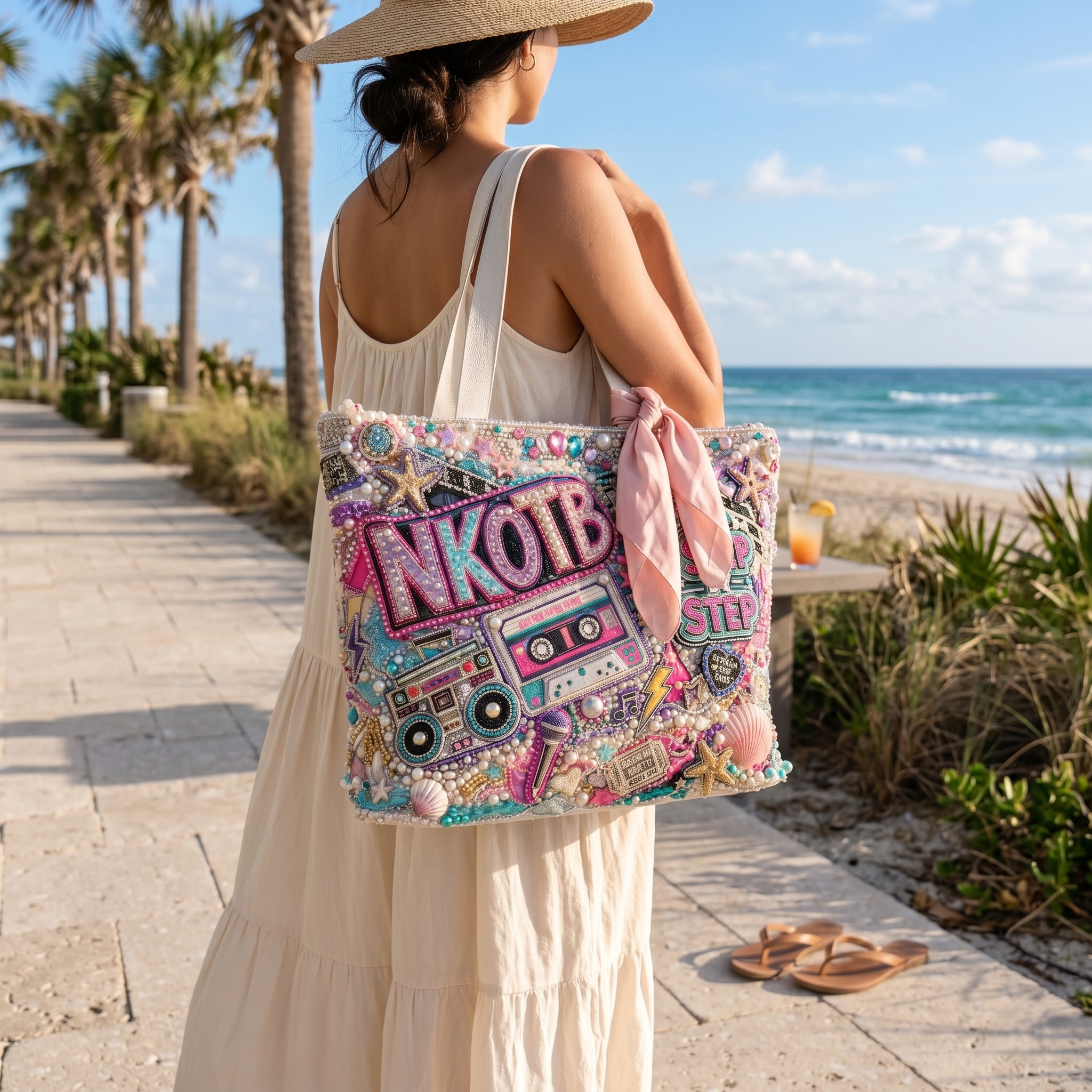 NKOTB Summer Vibes Tote Bag HTTT