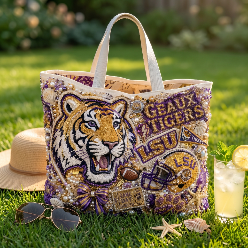 LSU Summer Vibes Tote Bag HTTT