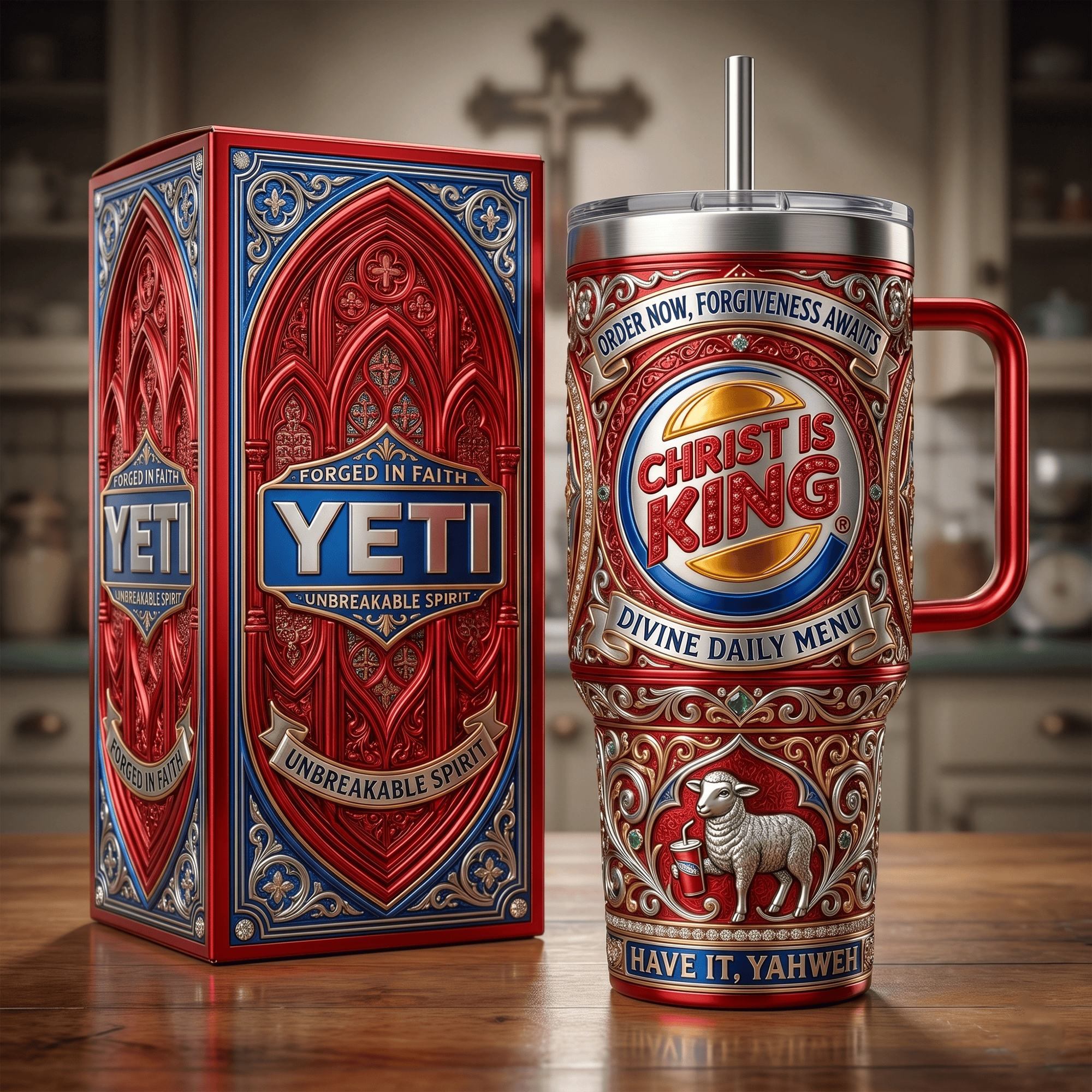 JSS 40oz Tumbler With Handle LNTH