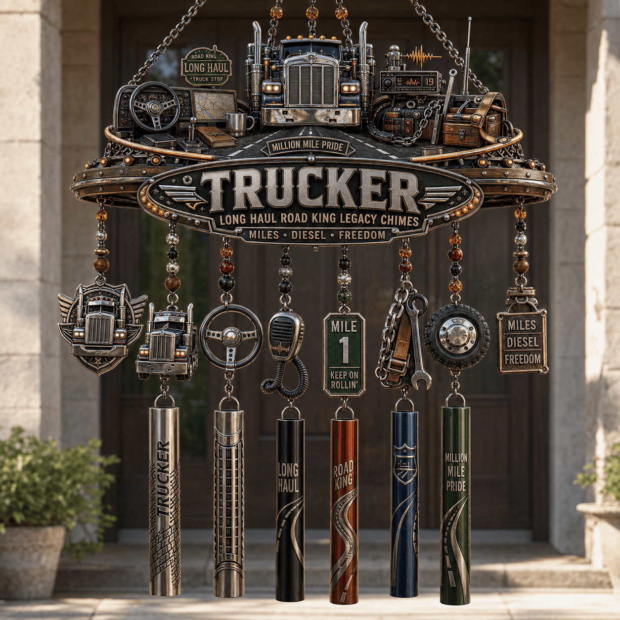 Premium TRUCK Wind Chime HQH
