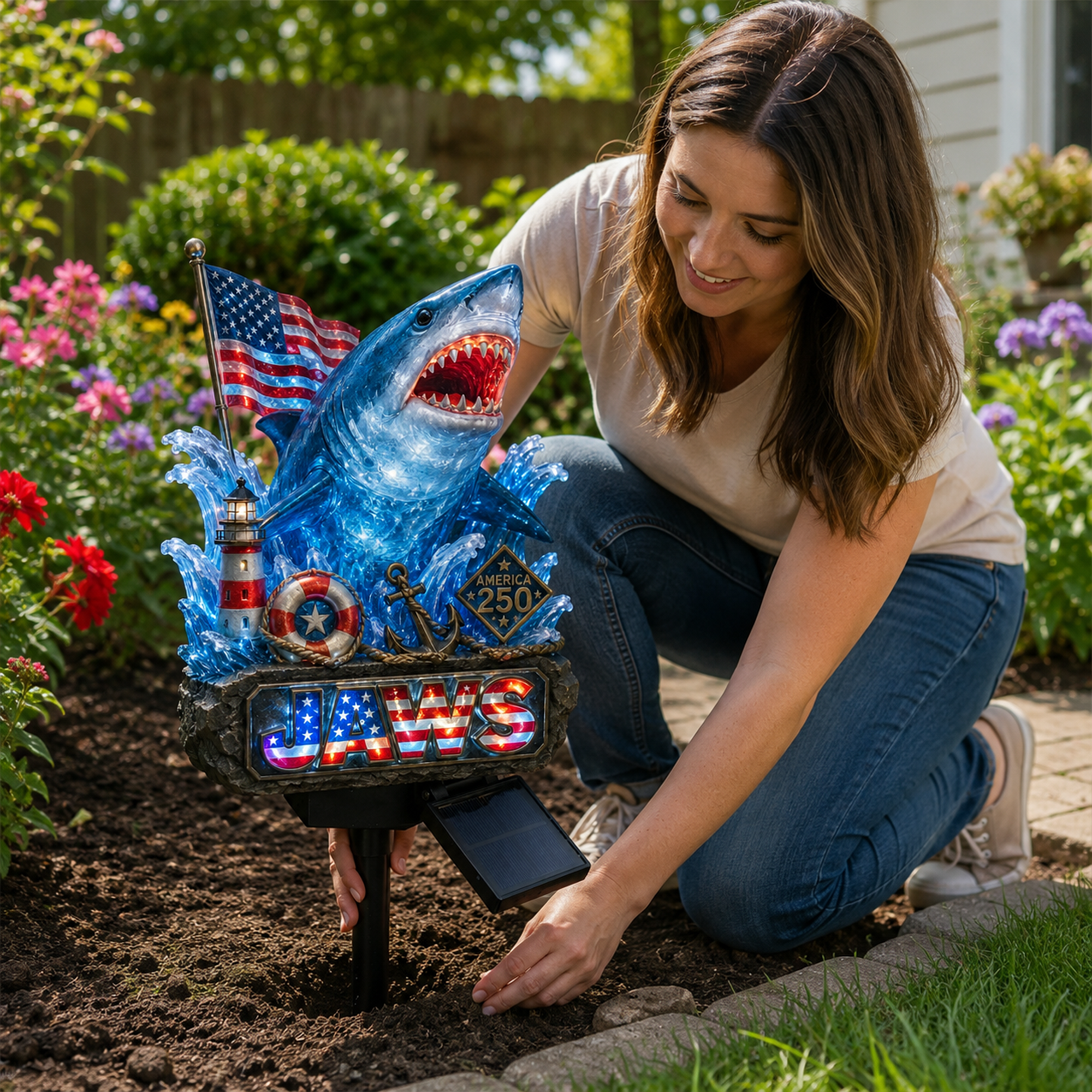 Premium JAWS Solar Garden Light LNTH
