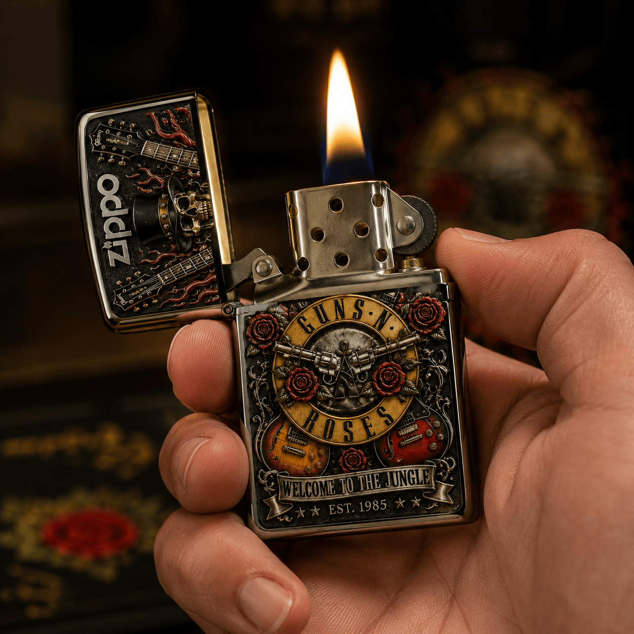 Premium GNR Zippo Lighter PDL
