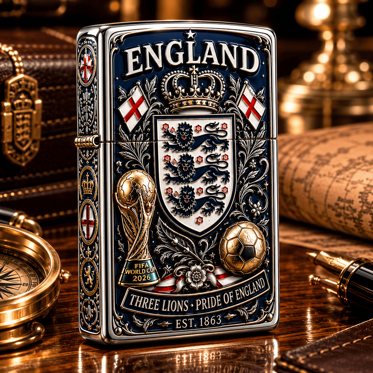 Premium ENG Zippo Lighter PDL